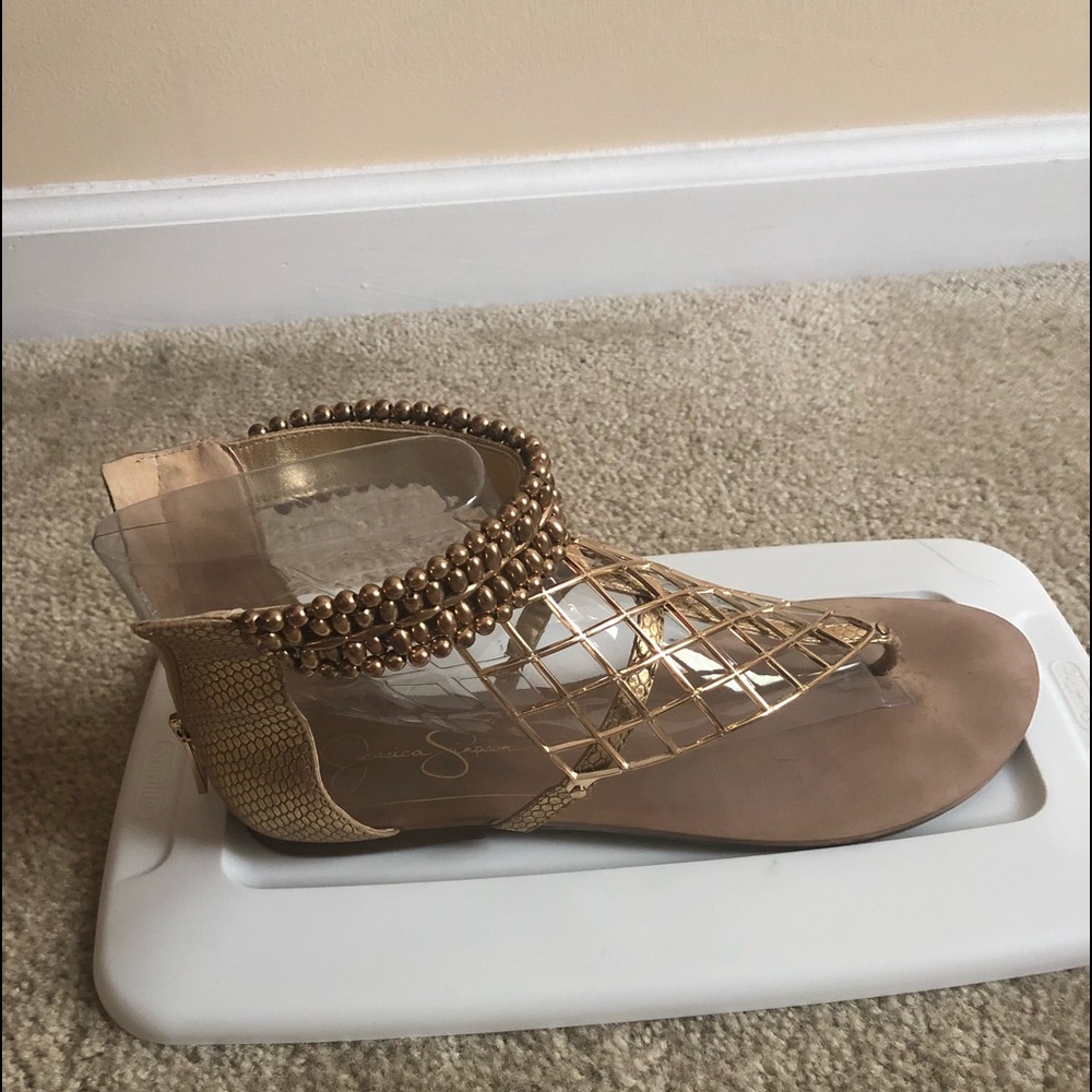 Gold Sandals